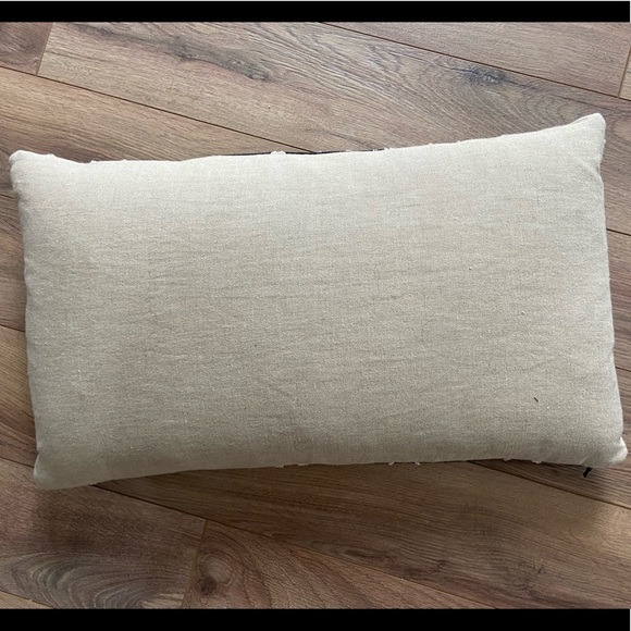 Indigo throw pillow cover + insert - Picture 2 of 3